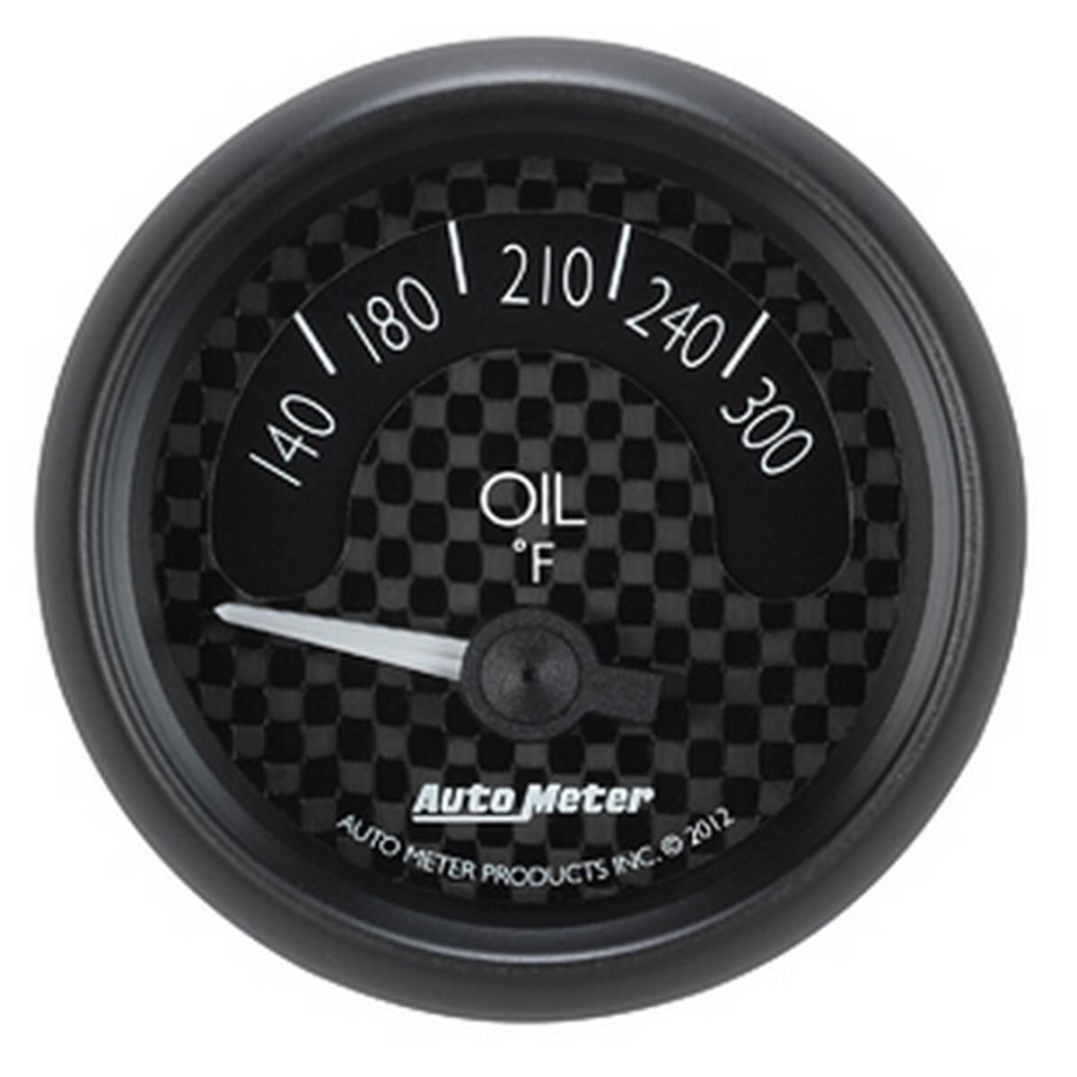 Autometer GT Series Oil Temp Gauge Electric 140 300 F, 2 1/16 Inch