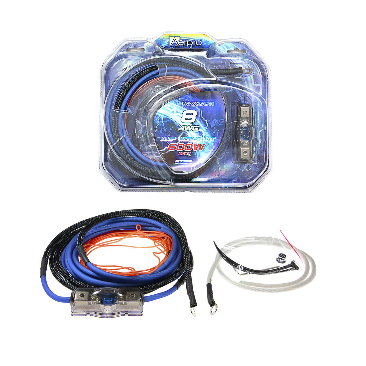 MAXCOR 8AWG AMP POWER INSTALL KIT, , scaau_hi-res