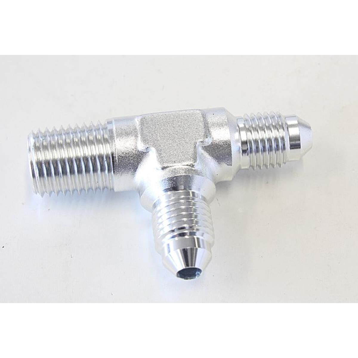 TEE -4AN WITH 1/4" NPT ON RUN, , scaau_hi-res