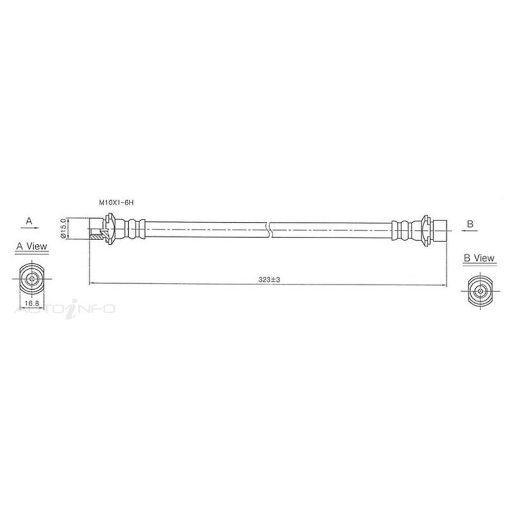 IBS Brake Hose H7410 Supercheap Auto