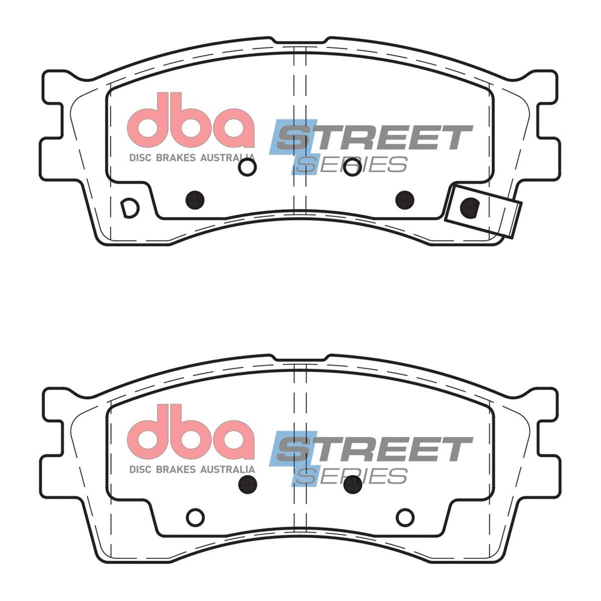 DBA SS STREET SERIES BRAKE PADS [ Kia 1998-2004 F ], , scaau_hi-res