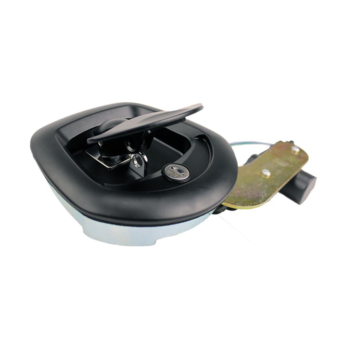 Sunrise T Lock Whale Tail Black Central Locking Power Operated 12V, , scaau_hi-res