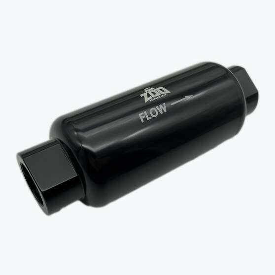 AN10 BILLET INLINE FUEL FILTER, , scaau_hi-res