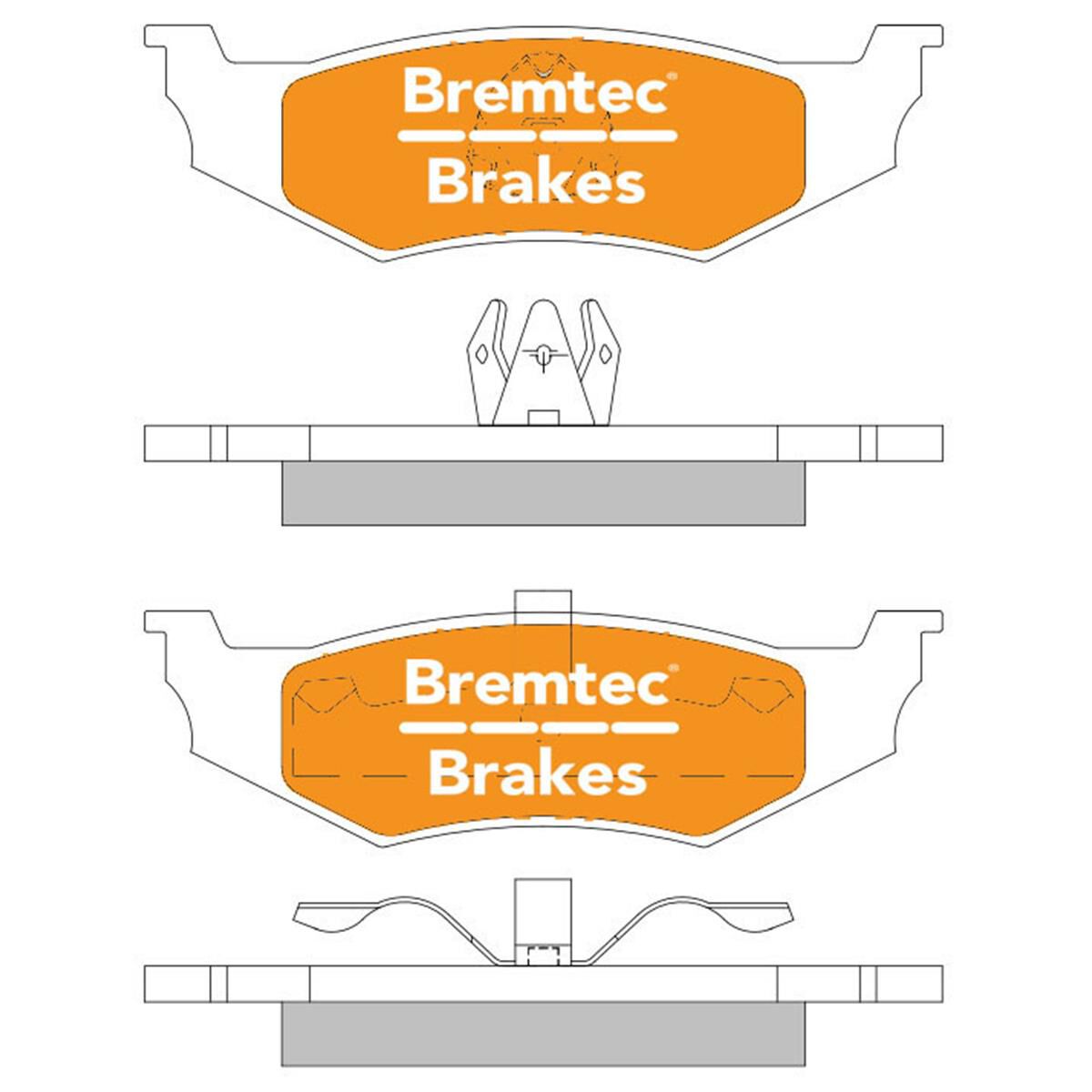 TRADE-LINE BRAKE PADS SET, , scaau_hi-res