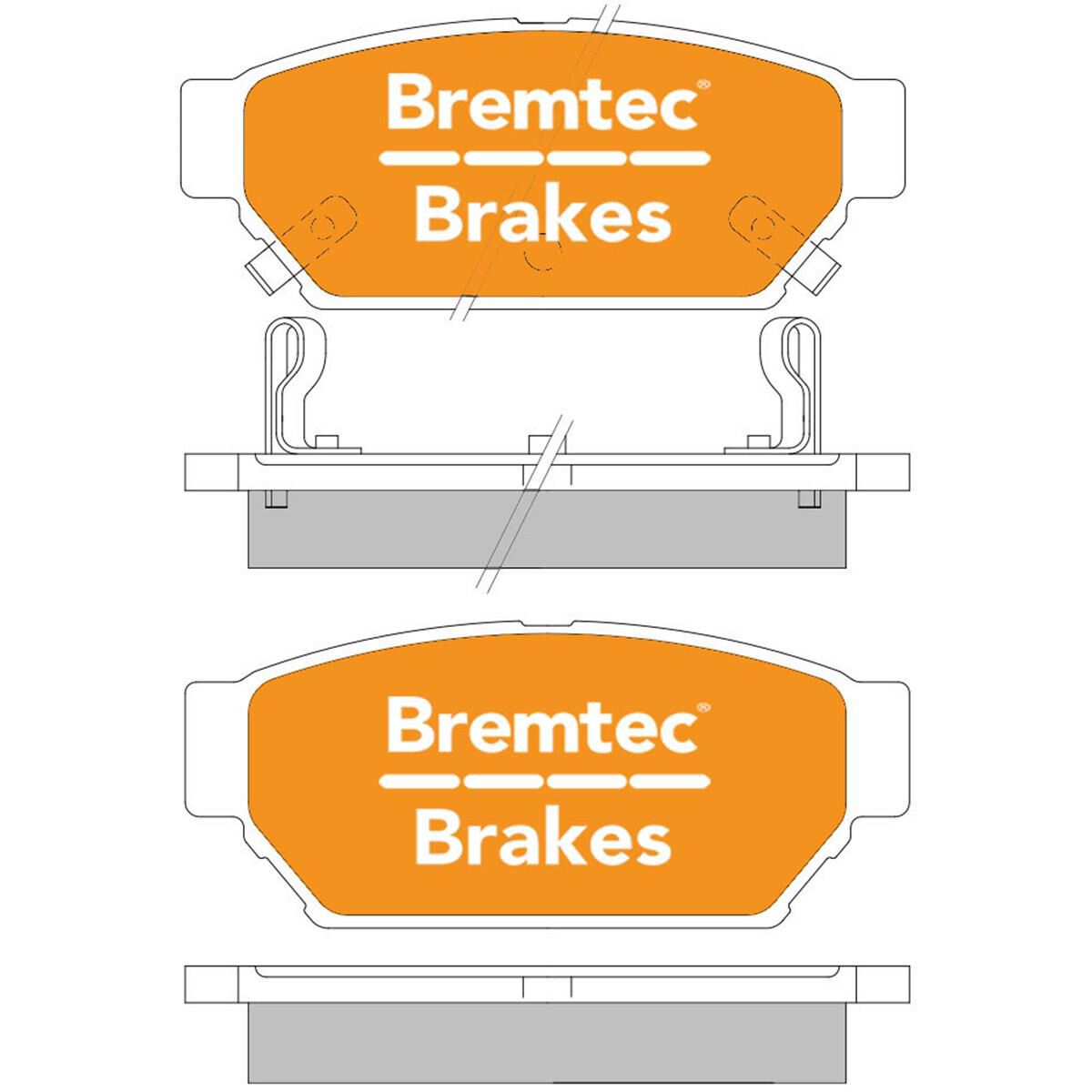 TRADE-LINE BRAKE PADS SET, , scaau_hi-res