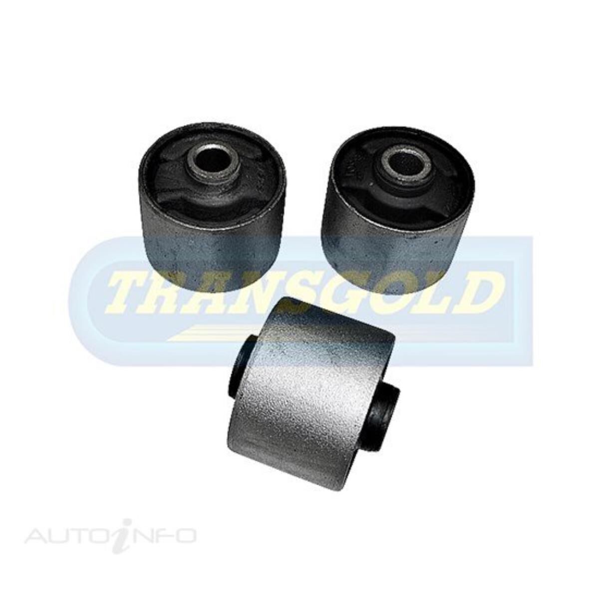 (BK) MITSUBISHI PAJERO V65/ 75/ 87/ 98W FRONT DIFF MOUNT BUSH SET (3pcs), , scaau_hi-res