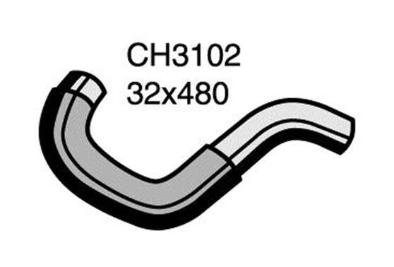 Radiator Lower Hose  - MITSUBISHI TRITON MK - 2.4L I4  PETROL - Manual & Auto, , scaau_hi-res