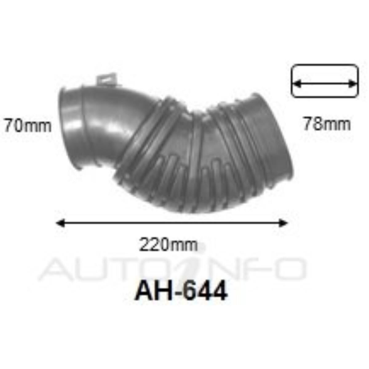 HILUX KZN165 3.0L 98-04 A/HOSE, , scaau_hi-res