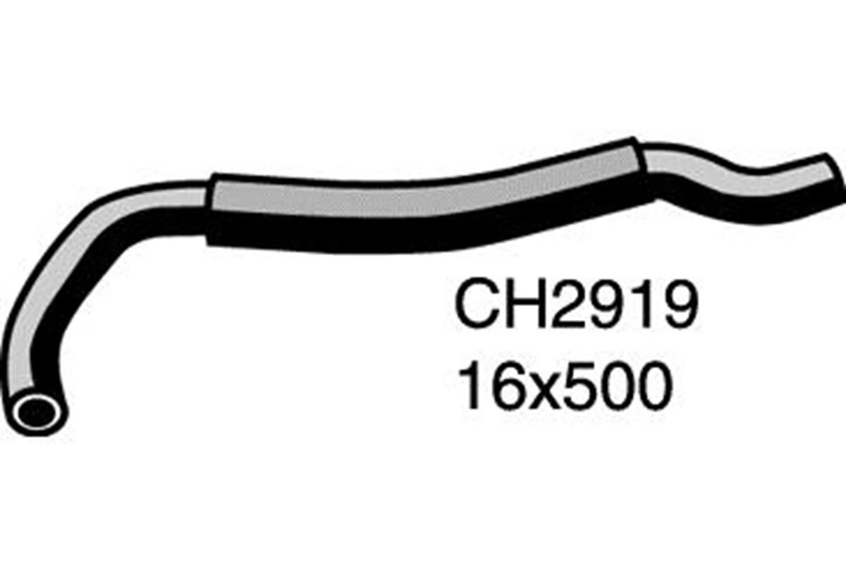 Heater Hose  - TOYOTA HIACE RCH12R - 2.4L I4  PETROL - Manual & Auto, , scaau_hi-res