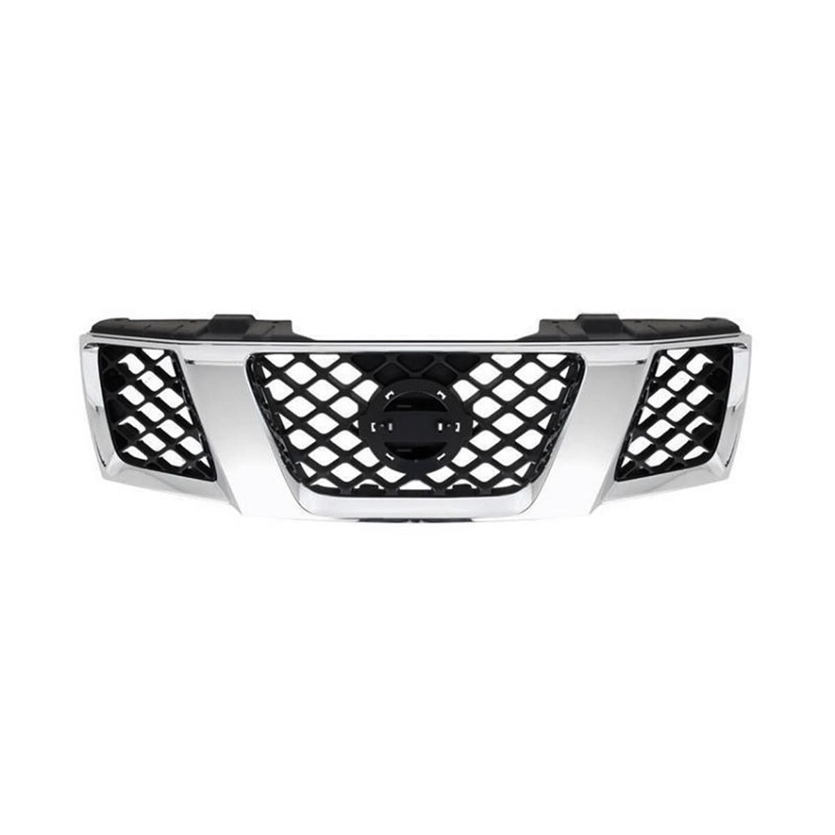 NISSAN NAVARA  D40  12/2005 ~ 04/2010  FRONT GRILLE  CHROME / BLACK, , scaau_hi-res