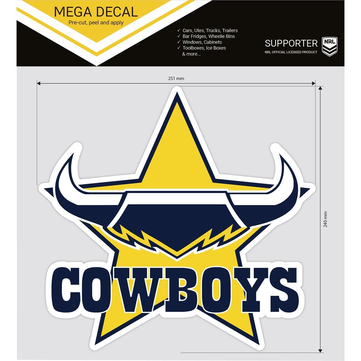 COWBOYS ITAG MEGA DECAL, , scaau_hi-res