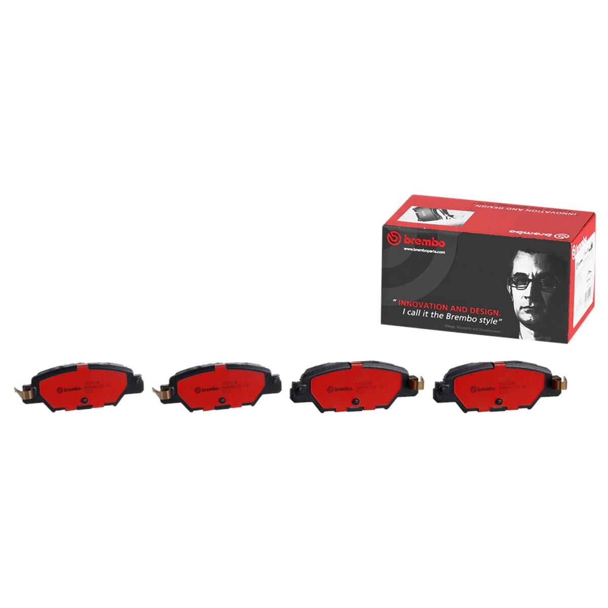 BREMBO DISC PAD SET NAO CERAMIC, , scaau_hi-res