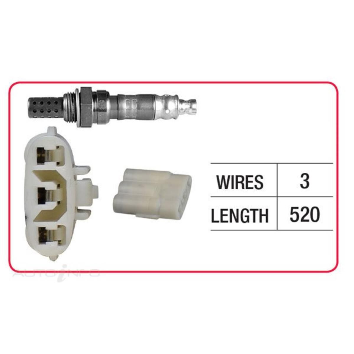 OX SENSOR - MAZDA THREE WIRE-DIRECT FIT, , scaau_hi-res