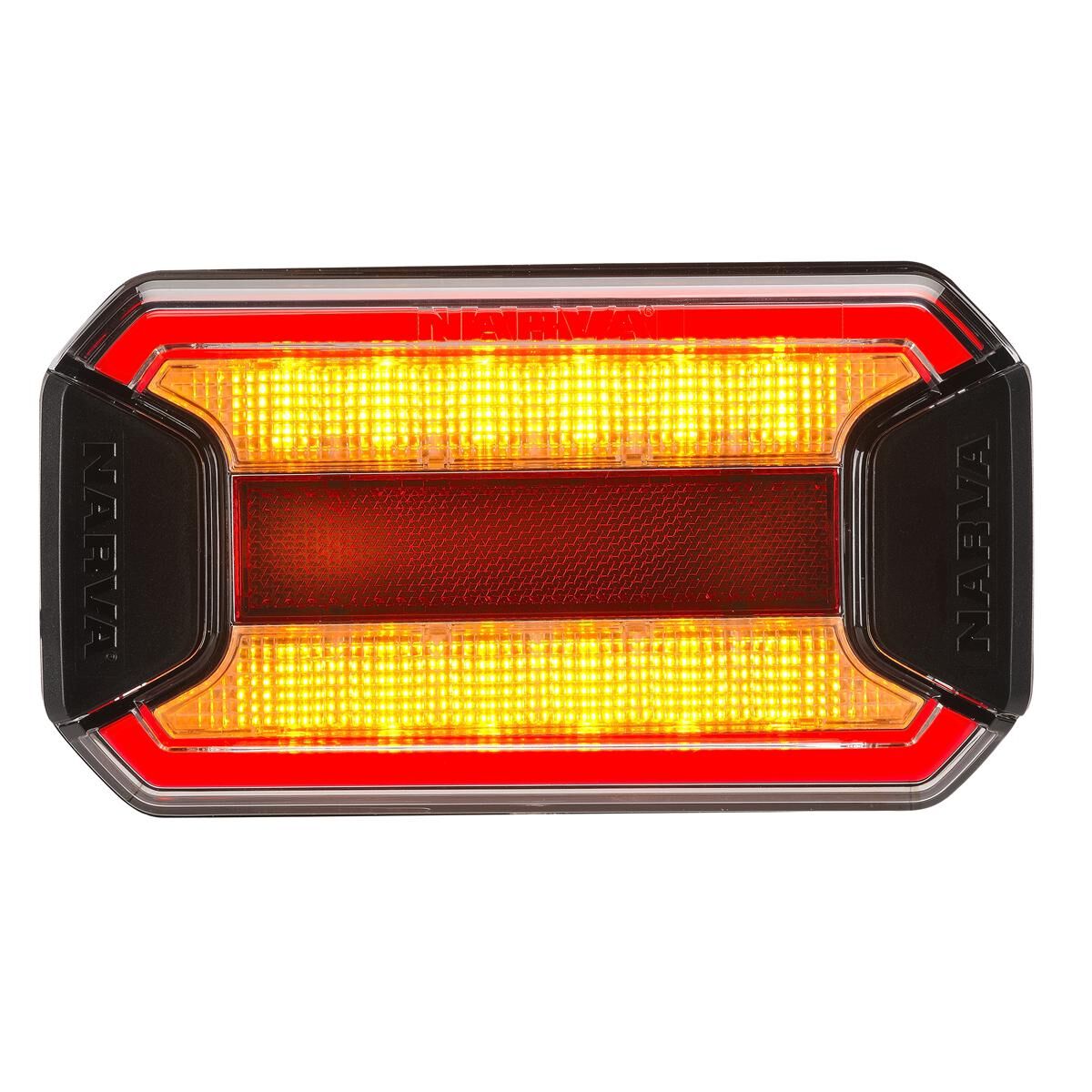 Narva 9-33 Volt LED Tail and Indicator Lamp with In-Built Reflector, Clear Lens and 0.5m of Hard-Wired Cable, , scaau_hi-res