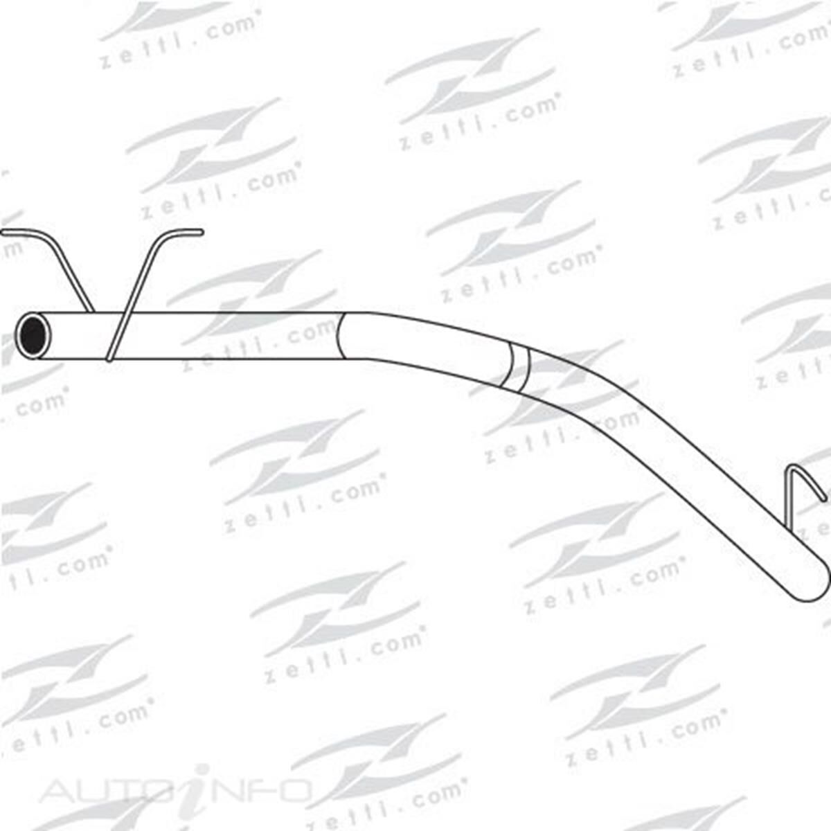 HOLDEN RODEO TF  2&AMP;AMP;4WD UTE CAB CHASSIS TAILPIPE, , scaau_hi-res