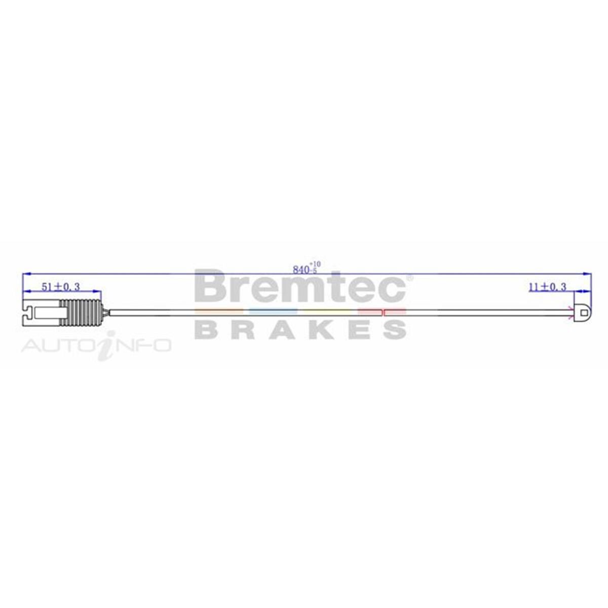 EUROLINE BRAKE WEAR SENSOR, , scaau_hi-res