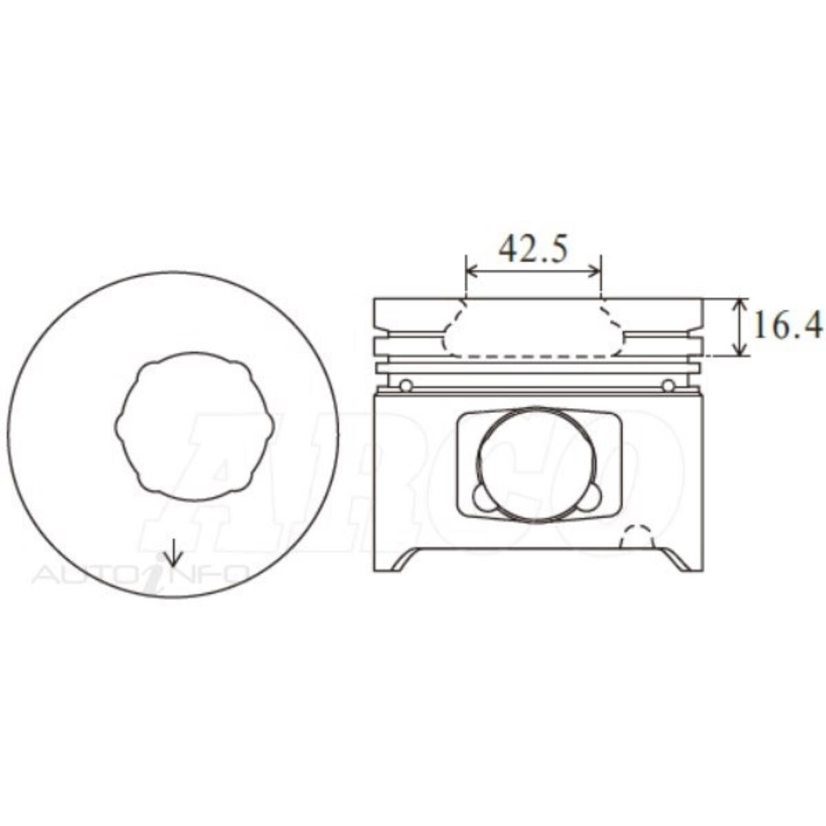 TOYOTA 1HDT 'PISTON SET', , scaau_hi-res