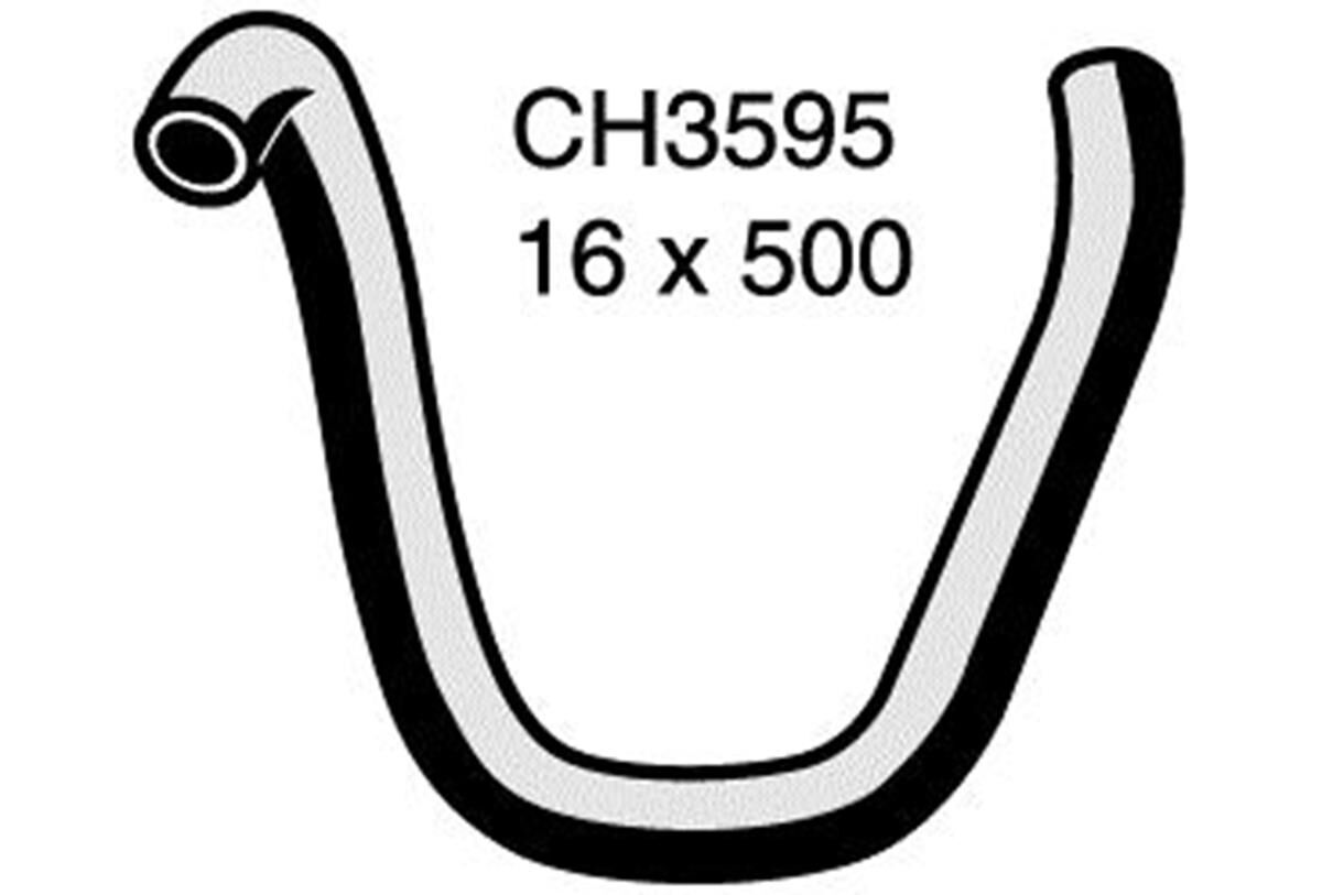 Heater Hose  - HOLDEN RODEO TF - 2.6L I4  PETROL - Manual & Auto, , scaau_hi-res