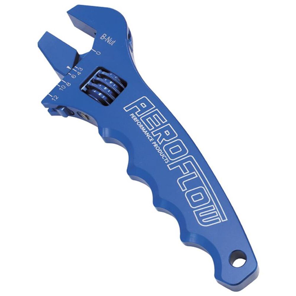 Aeroflow Aluminium Adjustable Grip Spanner Blue, AF982003