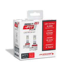 LED H11/9/8/16 DIREC FIT PLUS V2 12-24V 5700K 2500LM EACH GLOBE, , scaau_hi-res