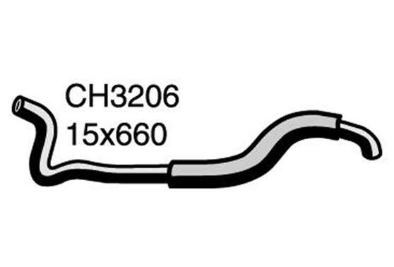 Heater Hose  - SUBARU FORESTER SF - 2.0L F4  PETROL - Auto, , scaau_hi-res