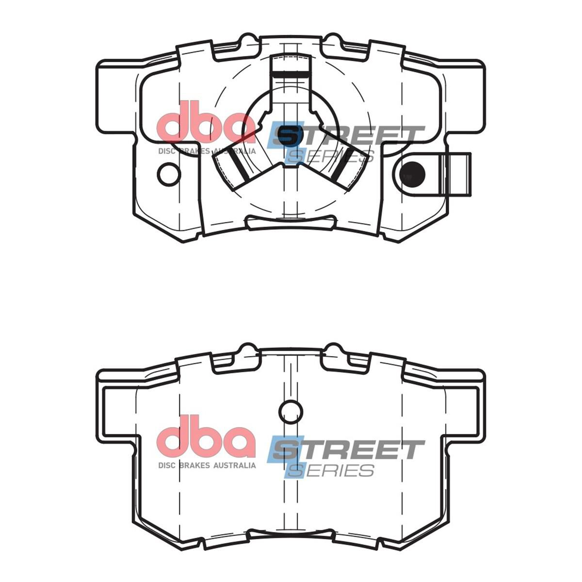DBA SS STREET SERIES BRAKE PADS [ Honda 2002-2014 R ], , scaau_hi-res