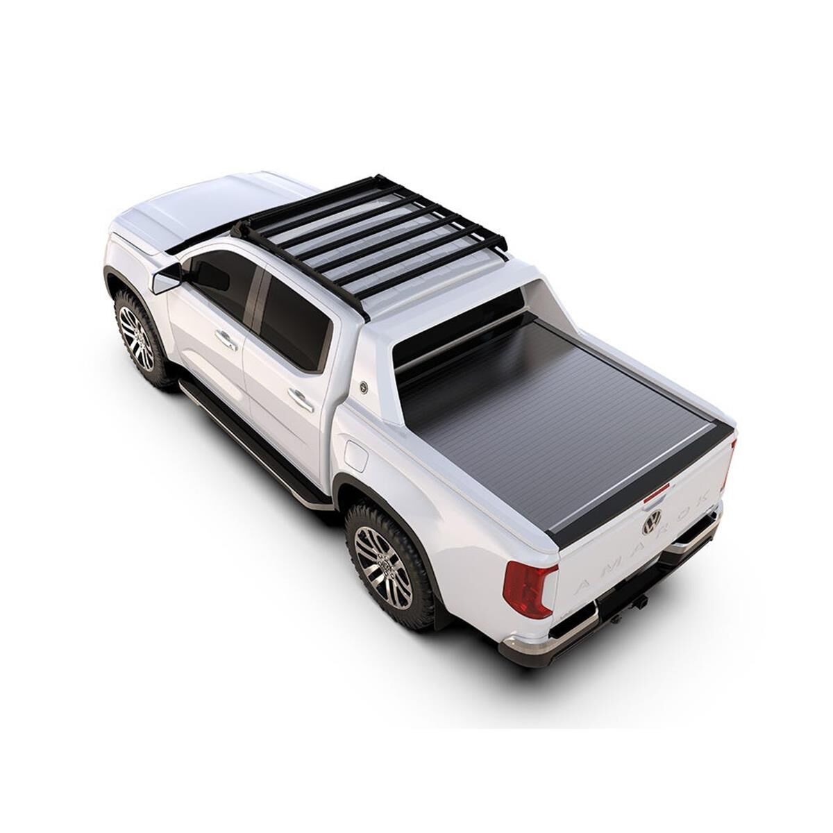 FRONT RUNNER VOLKSWAGEN AMAROK (2023-CURRENT) SLIMSPORT ROOF RACK KIT/LIGHTBAR READY, , scaau_hi-res