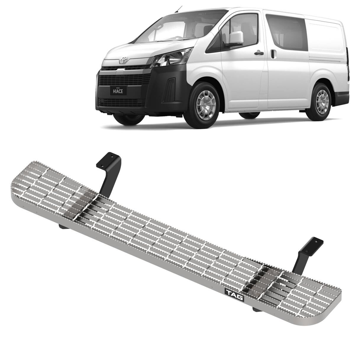 TOYOTA HIACE & COMMUTER BUS STEP ONLY NON TOW - GALVANISED STEP, , scaau_hi-res