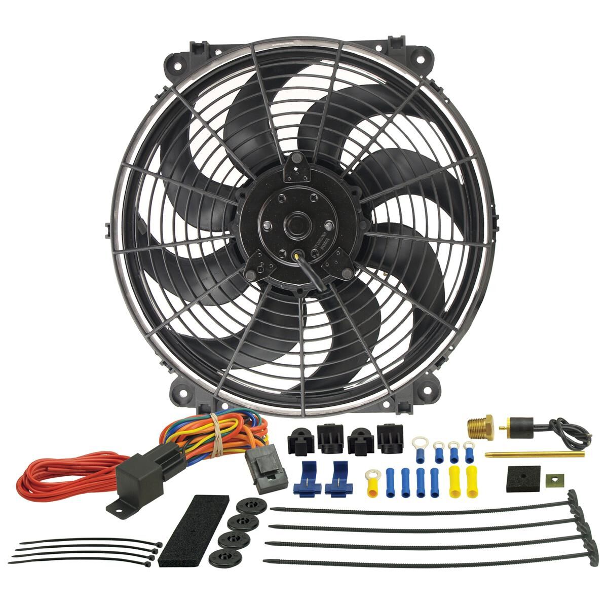 Tornado Elect. Fan/Thrmostat Kit 14 Inch, , scaau_hi-res