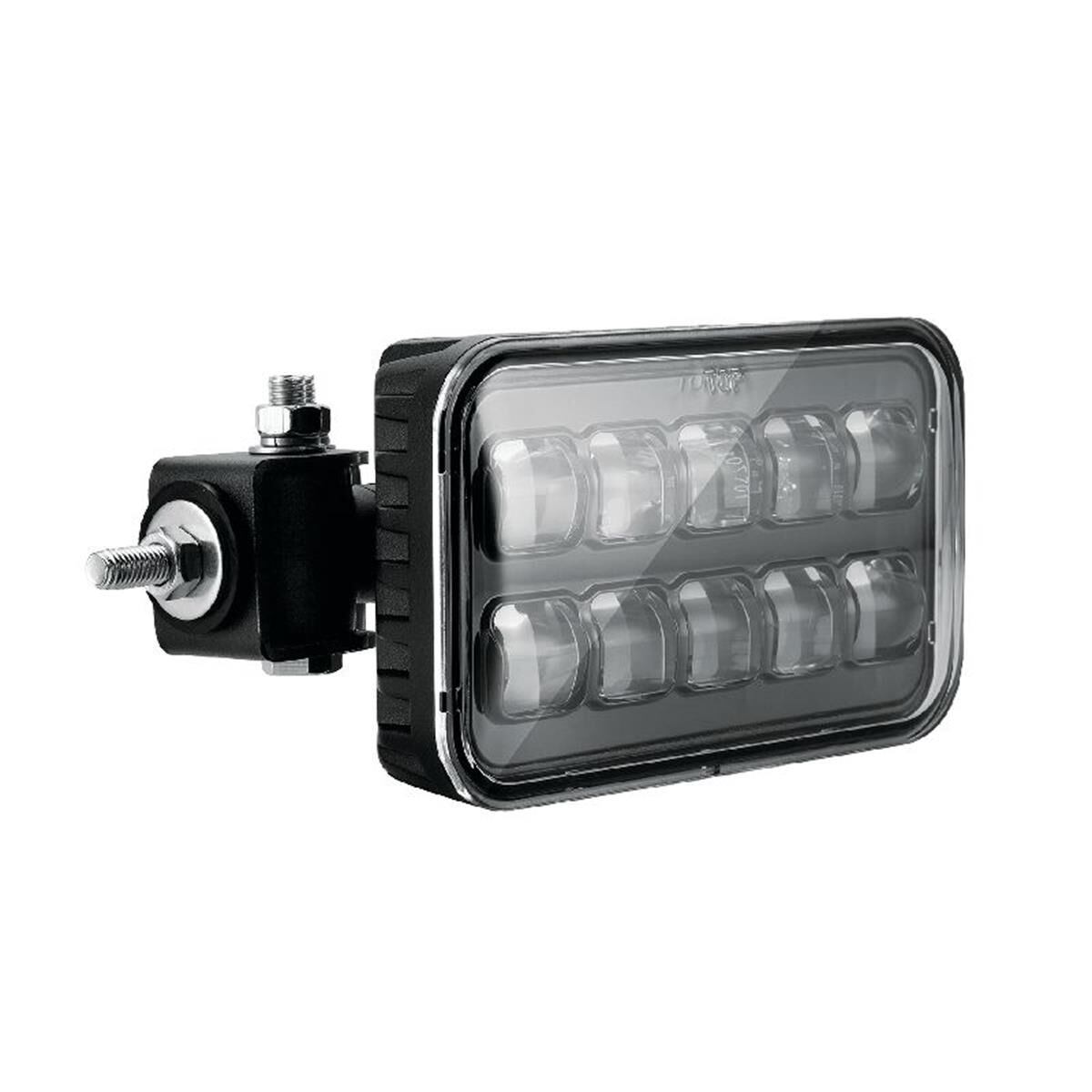 LED RECTGL WORKLAMP FLOOD BEAM100 Deg 9-36V 60W 10 LEDs BLKHSNG 5,600Lmns IP69K, , scaau_hi-res