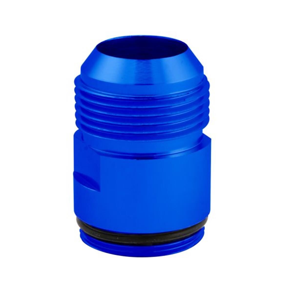 INLET FITTING NEW STYLE O-RING BLUE -16 AN HOSE, , scaau_hi-res