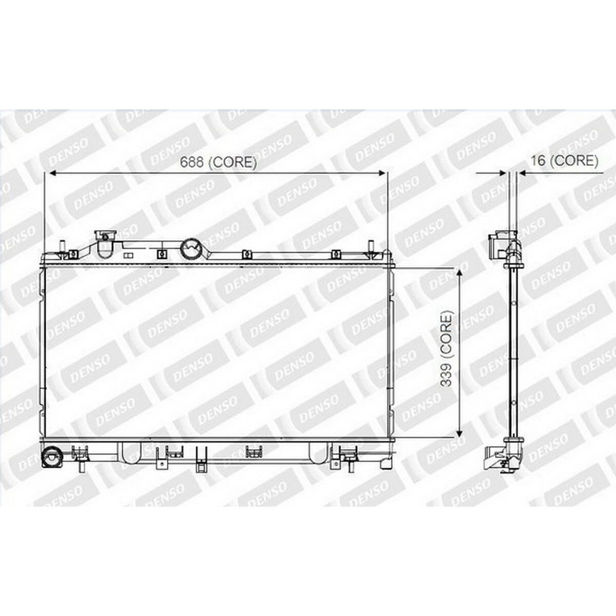 Denso Radiator - JR0114FTF | Supercheap Auto