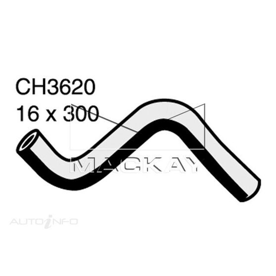 Heater Hose  - HOLDEN RODEO KB - 2.2L I4  DIESEL - Manual & Auto, , scaau_hi-res