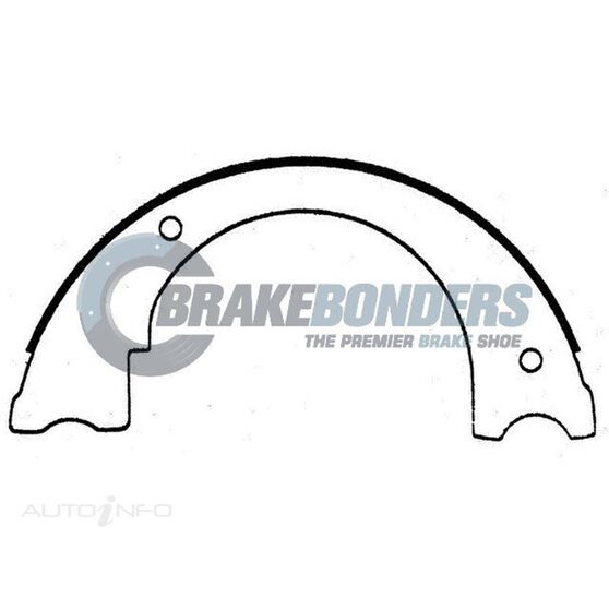 Brake Shoes - Oka [2pcs] Parking Brake 228.6mm, , scaau_hi-res
