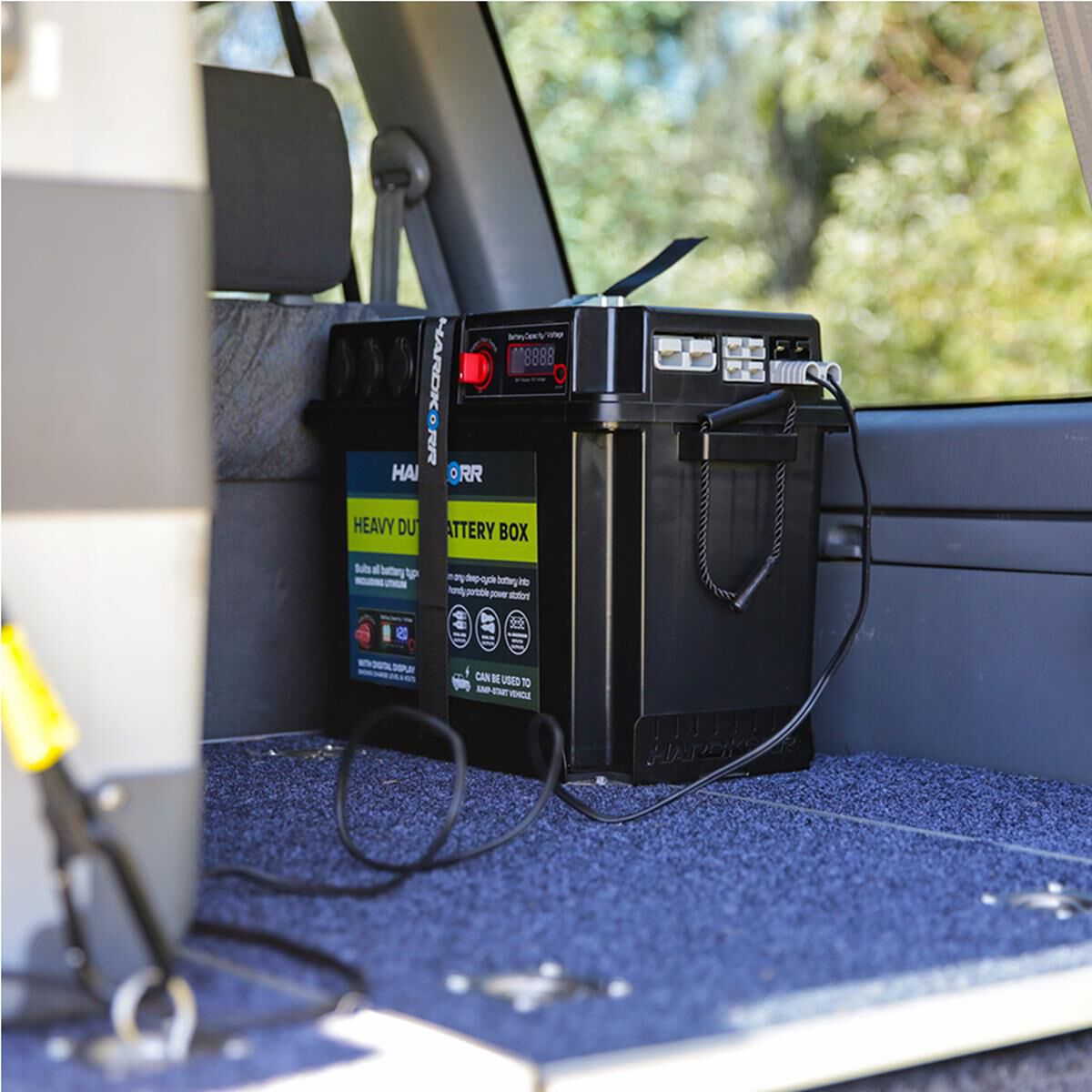 MOUNTING TRAY AND STRAPS (FOR HARDKORR BATTERY BOX), , scaau_hi-res