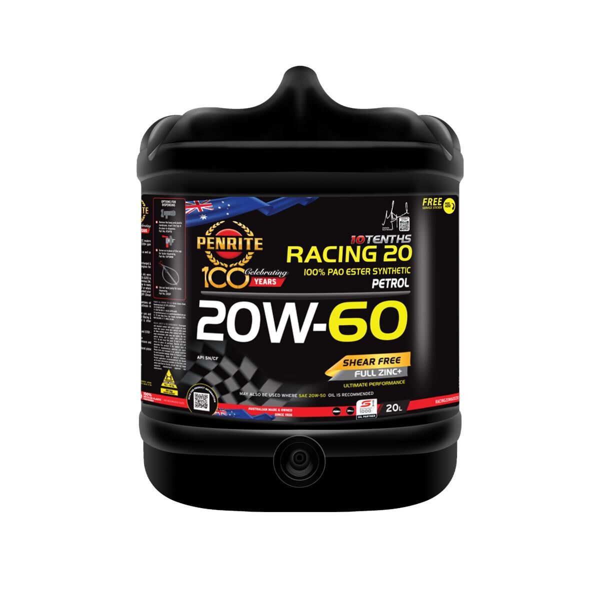 1 X RACING 20 20W60 20L, , scaau_hi-res