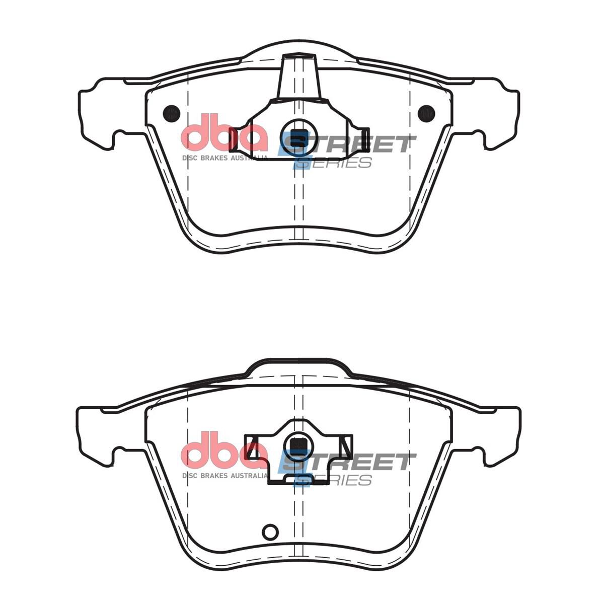 DBA SS STREET SERIES BRAKE PADS [ Volvo XC90 2003-2014 F ], , scaau_hi-res