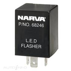 ELEC. FLASHER 12V 3PIN LED T1, , scaau_hi-res
