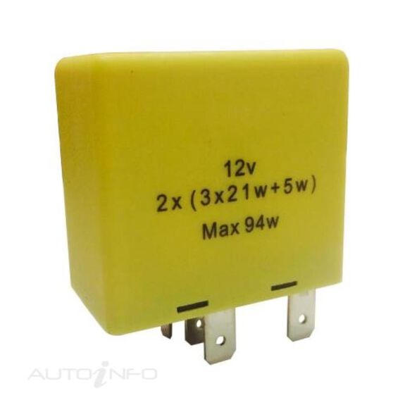 FLASHER  12V 6PIN OUTAGE BOXED (EA), , scaau_hi-res
