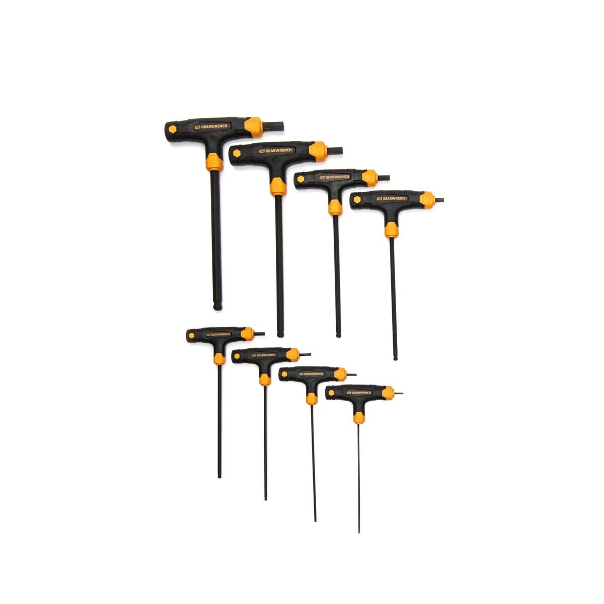 8 PIECE METRIC BALL END T-HANDLE HEX KEY SET, , scaau_hi-res