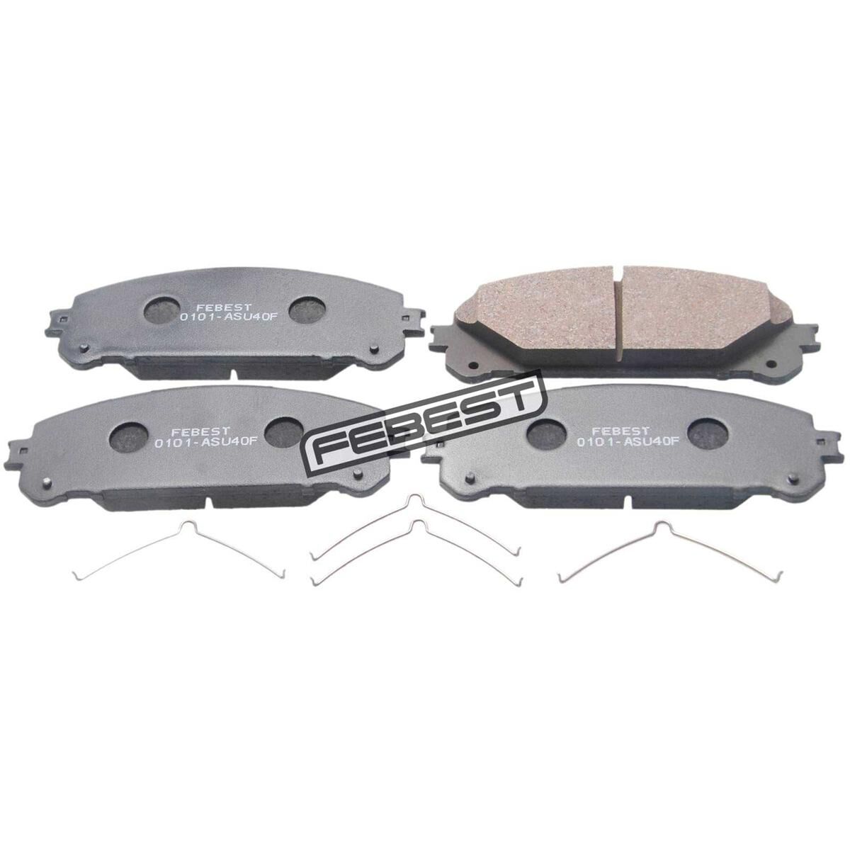 PAD KIT, DISC BRAKE, FRONT - KIT (WITH ANTI-RATTLE SPRING), , scaau_hi-res