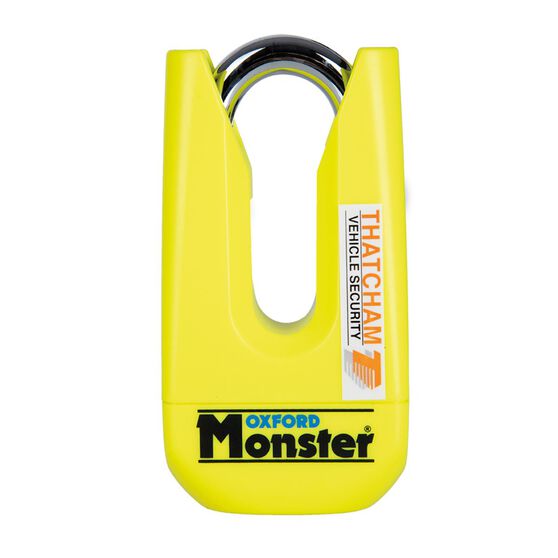 OXFORD MONSTER DISC LOCK YELLOW, , scaau_hi-res