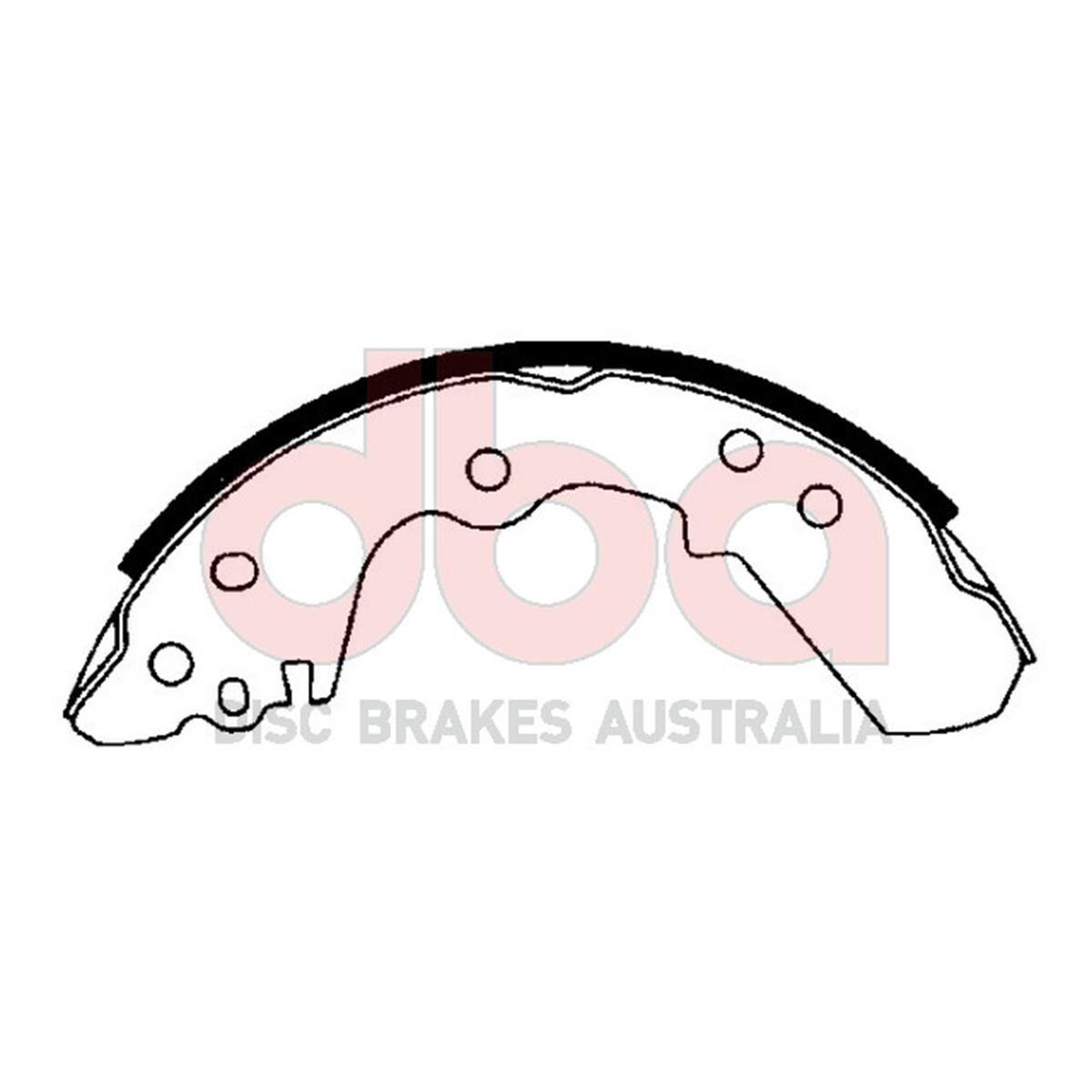Street Series Brake Shoes [Holden/Isuzu Rodeo /Jackaroo 1981-03 254mm], , scaau_hi-res