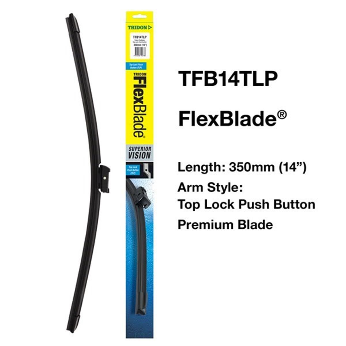 TRIDON FLEXBLADE TL PUSH BTN 350MM 14IN, , scaau_hi-res