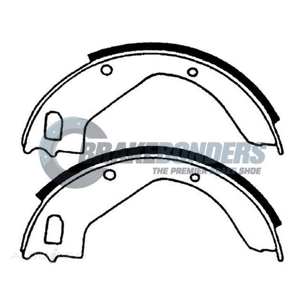 Brake Shoes - Trailer 254mm, , scaau_hi-res