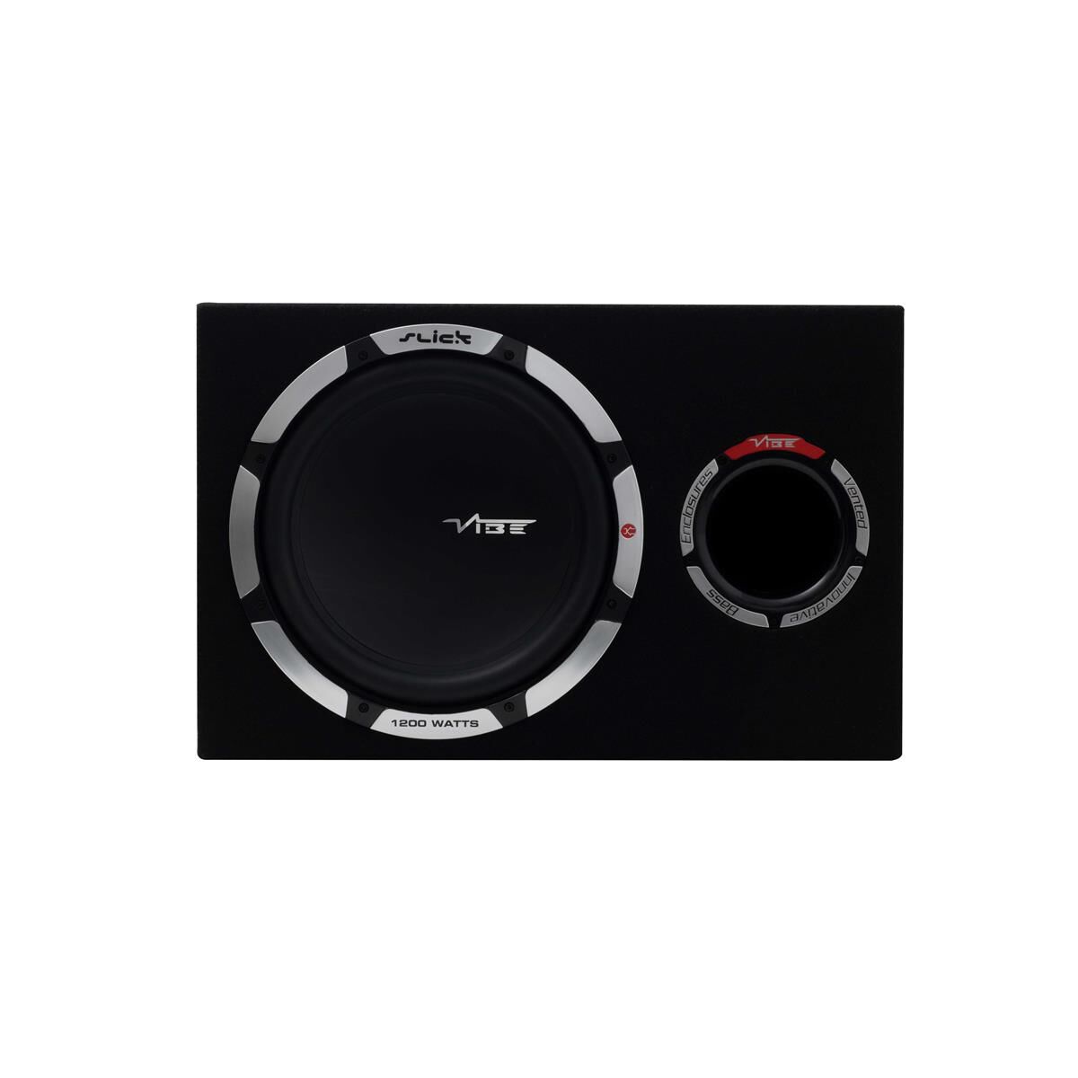 VIBE SLICK SINGLE VENTED COMPACT ENCLOSURE SINGLE 12" SUBWOOFER, , scaau_hi-res