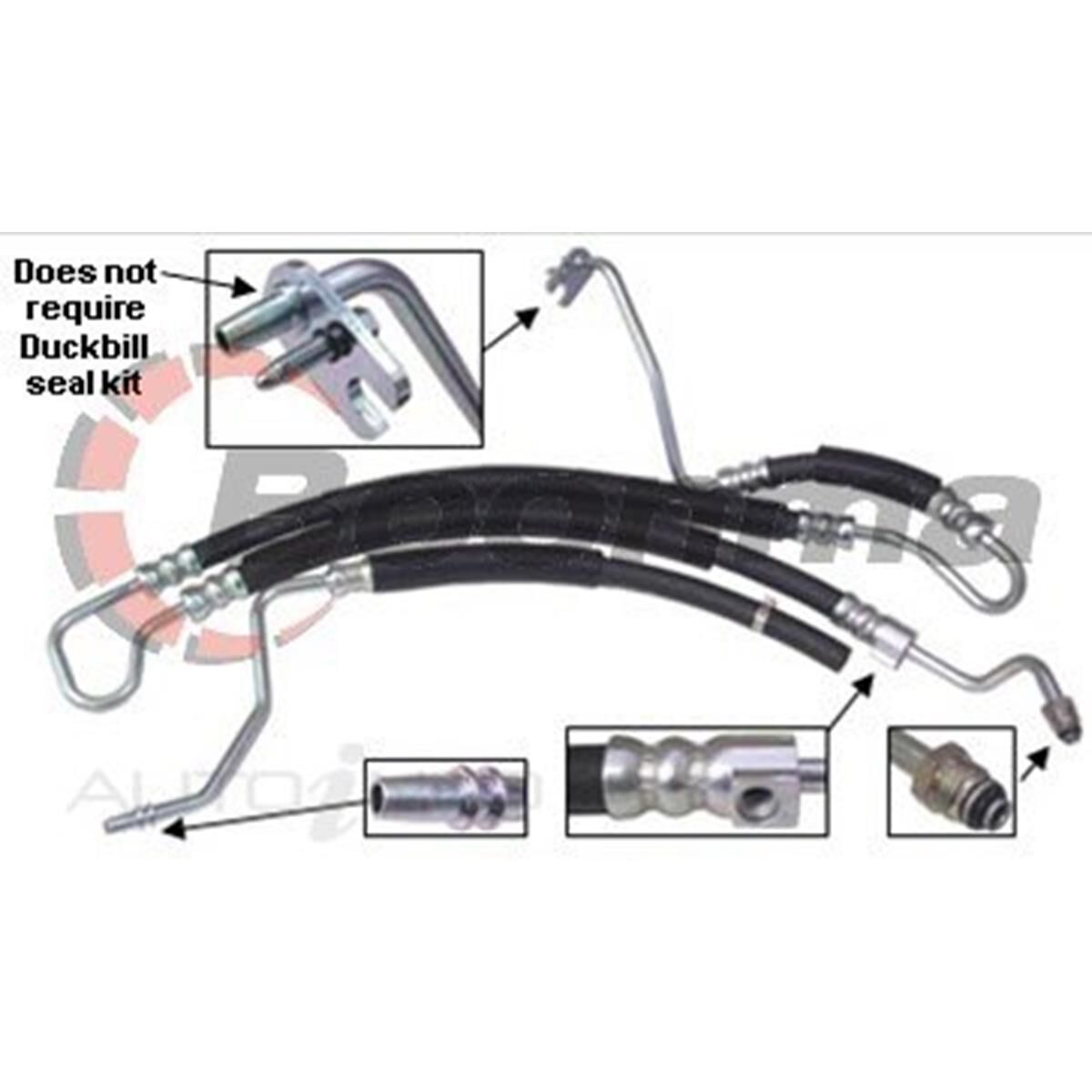 HPS099 FAL FG S1 4.0L P/S HOSE, , scaau_hi-res