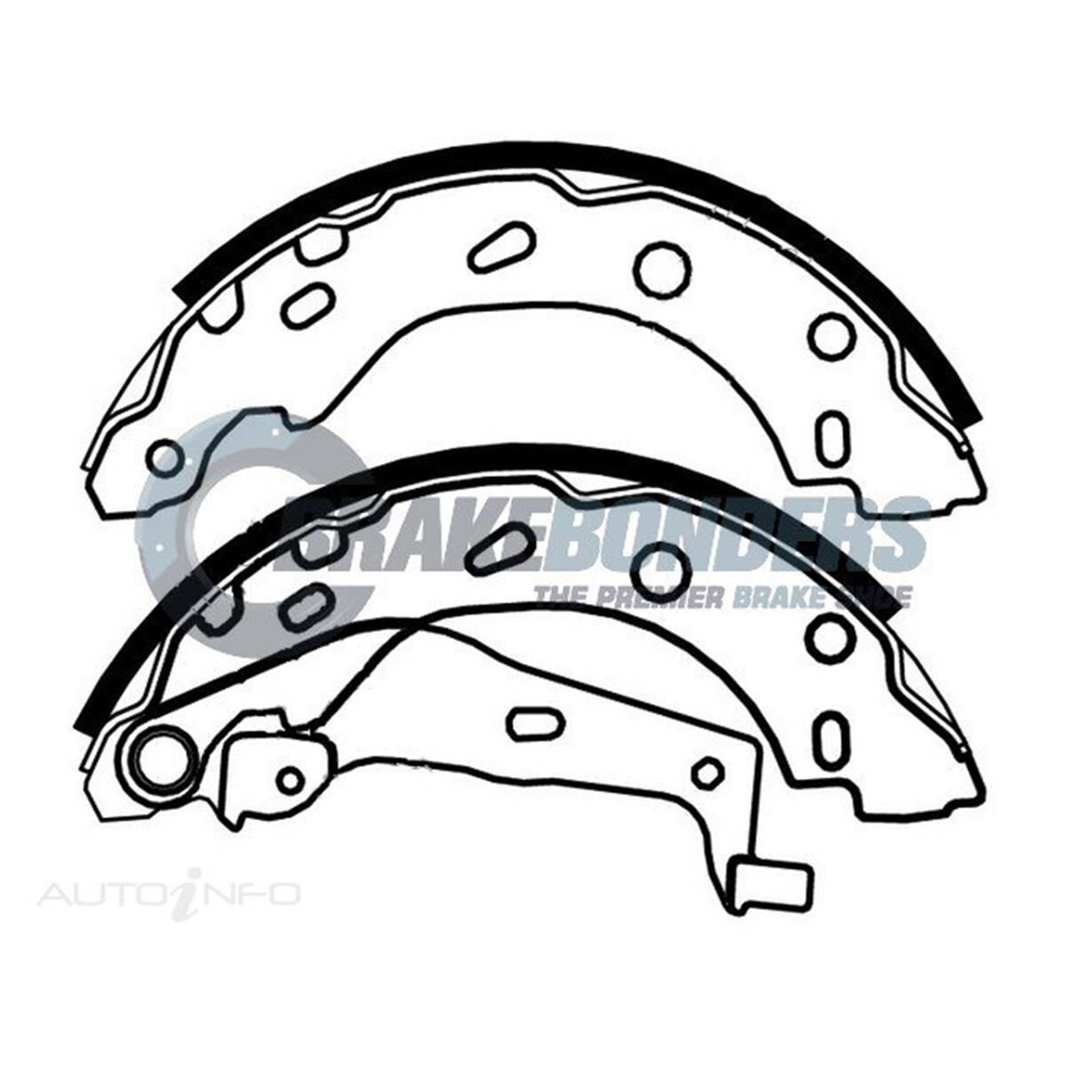 Brake Shoes - Smart Car 180mm, , scaau_hi-res