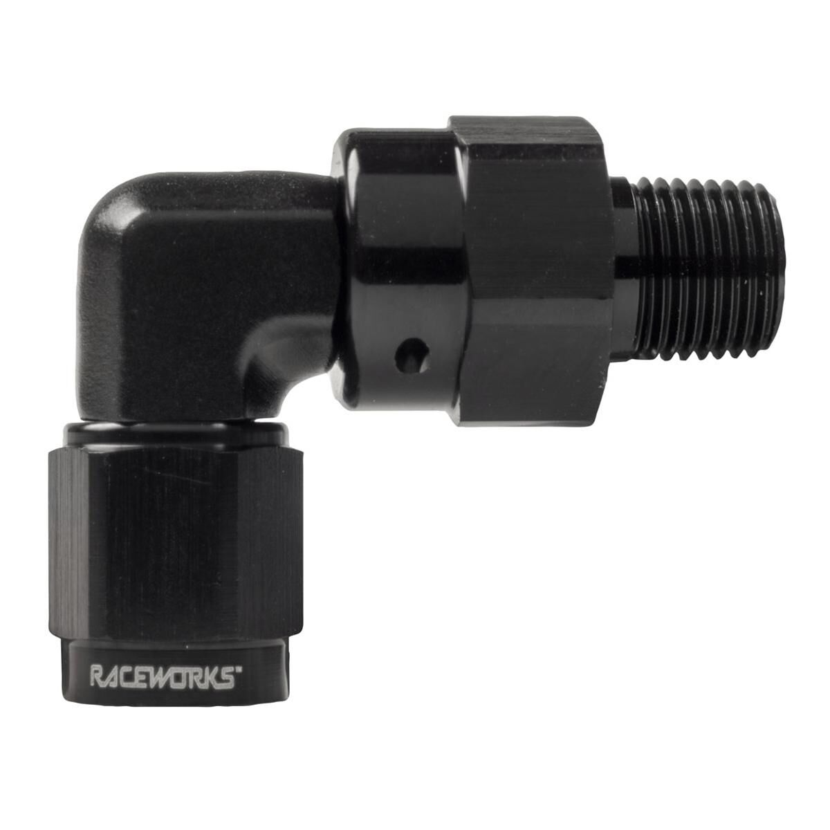 AN-4 FEMALE SWIVEL TO NPT SWIVEL 1/4'' 90 DEG, , scaau_hi-res