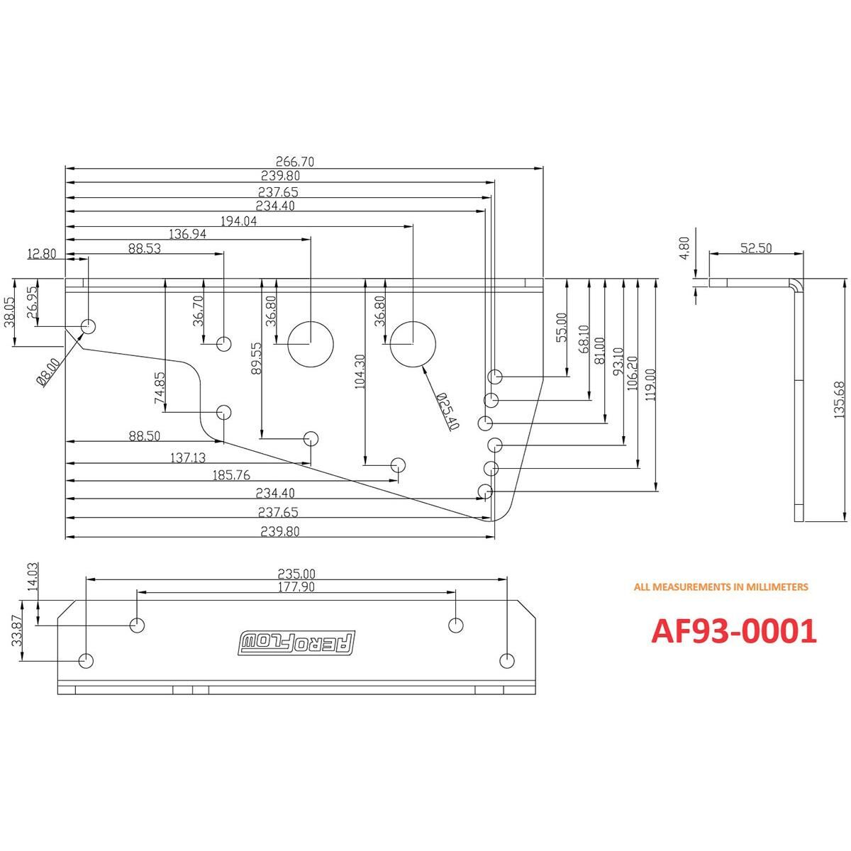 PRO STREET ALUMINIUM RACE SEATLOWER FLOOR SEAT MOUNT BRACKET, , scaau_hi-res